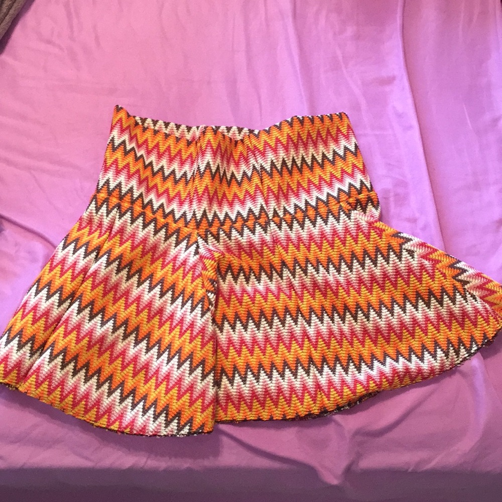Oh My Body multi colored mini skirt